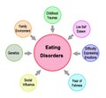 Causes of Eating Disorders Royalty Free Stock Photo