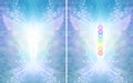 Angel Chakra Wings Certificate award Diploma Background Royalty Free Stock Photo