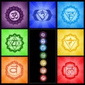Seven Chakras collage