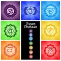 Seven Chakras collage