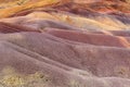 Seven coloured earth in Chamarel Royalty Free Stock Photo