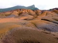 Seven Coloured Earth, Chamarel Royalty Free Stock Photo