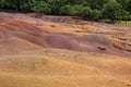 Seven Coloured Earths Chamarel Mauritius Royalty Free Stock Photo