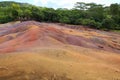 Seven Coloured Earths Chamarel Mauritius Royalty Free Stock Photo