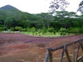 The Seven coloured earths in Mauritius Royalty Free Stock Photo