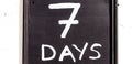 Seven Days Royalty Free Stock Photo