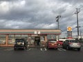 A Seven-Eleven Convenient Store at a Shell Gas Station in Niigata, Japan. Royalty Free Stock Photo