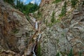 Seven Falls in Colorado Springs during Summer Royalty Free Stock Photo