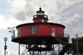 Seven Foot Knoll Lighthouse in Baltimore Royalty Free Stock Photo
