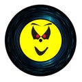 Seven Inch Vinyl Happy Ghost Face