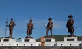 Seven Kings Giant Bronze Statues Hua Hin Thailand