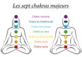 Seven Major Chakras French Names Woman Man Couple