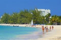 Seven Mile beach - Grand Cayman Royalty Free Stock Photo