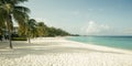 Seven Mile Beach on Grand Cayman island, Cayman Islands Royalty Free Stock Photo