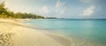 Seven Mile Beach on Grand Cayman island Royalty Free Stock Photo