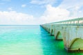 Seven Mile bridge in Florida Keys Royalty Free Stock Photo