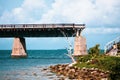 Seven Mile Bridge in Florida Keys Royalty Free Stock Photo