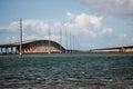 Seven Mile Bridge in Florida Keys Royalty Free Stock Photo