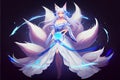 seven or nine-tailed fox kitsune