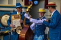 Musicians entertains Guests at Disney`s California Adventure