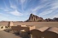 The seven pillars of wisdom,Wadi Rum Royalty Free Stock Photo