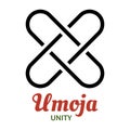 Seven principles of Kwanzaa - Day 1 - Umoja - Unity. Traditional symbols of Kwanzaa - African American heritage holiday Royalty Free Stock Photo