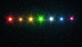 Seven rainbow colored stars shine illustration background new quality nature scenic cool colorful nice light stock image