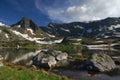 Seven Rila Lakes, Bulgaria - summer over The Twin lake