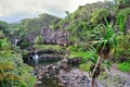 Seven Sacred Pools of Ohio, Maui, Hawaii Royalty Free Stock Photo