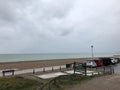 Seven Sisters Beach and Parking on a Cloudy Day