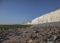 Seven Sisters and Beachy Head cliffs, England. Royalty Free Stock Photo