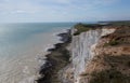 Seven sisters cliffs,coastal landscape in England