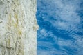 Seven Sisters National park, white cliffs,beach,ocean East Sussex, England Royalty Free Stock Photo