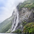 Seven Sisters Waterfall in Norway