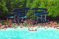 Seven Springs thermal pool Royalty Free Stock Photo