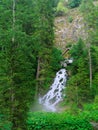 The Seven Springs Waterfall in Bucegi Mountains, Romania, Europe Royalty Free Stock Photo