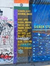 The Seven Stages of Enlightenment by Indian artist Narendra Kumar on Berlin Wall