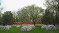 The Seven-Star Stone in Temple of Heaven Park. Royalty Free Stock Photo