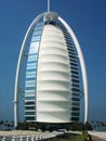 Seven stars Burj Al Arab hotel in Dubai, UAE Royalty Free Stock Photo