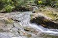 Seven Tubs Waterfall Rocky Forest Stream Royalty Free Stock Photo