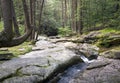 Seven Tubs Waterfall Rocky Forest Stream Royalty Free Stock Photo