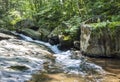 Seven Tubs Waterfall Rocky Forest Stream Royalty Free Stock Photo