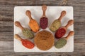 Seven types of spice mixture is an aromatic spice that is indispensable in Turkish cuisine. A mixture of dried red peppers and