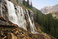 Seven Veils Falls, Lake O'Hara, Yoho National Park, Canada Royalty Free Stock Photo