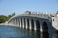 Seventeen-arch bridge in summer palace Royalty Free Stock Photo