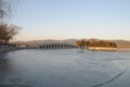 20191204 Seventeen hole bridge in the Summer Palace Royalty Free Stock Photo