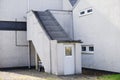 Seventies architecture design of deprived council flats