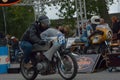 Seventies cycle run event , 70's Bikers