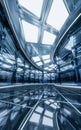 Sever racks and data center, big data and cloud computing concept, 3d rendering