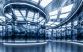 Sever racks and data center, big data and cloud computing concept, 3d rendering